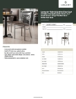 Lancaster Table & Seating 164CMCCVDBKD Specsheet