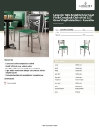 Lancaster Table & Seating 164CMCCVGNAS Specsheet