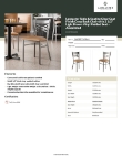 Lancaster Table & Seating 164CMCCVLBAS Specsheet
