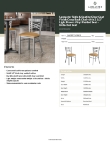 Lancaster Table & Seating 164CMCCVLBKD Specsheet Lancaster Table & Seating 164CMCCVLBKD Specsheet
