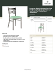 Lancaster Table & Seating 164CMCCVSFAS Specsheet