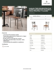 Lancaster Table & Seating 164CMCCWWLAS Specsheet Lancaster Table & Seating 164CMCCWWLAS Specsheet