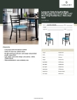 Lancaster Table & Seating 164CMLBVBLKD Specsheet