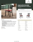 Lancaster Table & Seating 164CMLBWMHAS Specsheet Lancaster Table & Seating 164CMLBWMHAS Specsheet