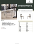 Lancaster Table & Seating 164CMLCVTPAS Specsheet