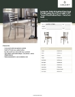 Lancaster Table & Seating 164CMLCVTPKD Specsheet Lancaster Table & Seating 164CMLCVTPKD Specsheet