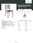 Lancaster Table & Seating 164CMLCWBKAS Specsheet Lancaster Table & Seating 164CMLCWBKAS Specsheet