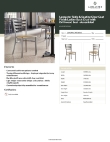 Lancaster Table & Seating 164CMLCWDWAS Specsheet Lancaster Table & Seating 164CMLCWDWAS Specsheet
