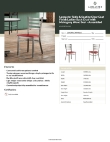 Lancaster Table & Seating 164CMLCWMHAS Specsheet Lancaster Table & Seating 164CMLCWMHAS Specsheet