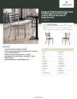 Lancaster Table & Seating 164CMLCWWLKD Specsheet