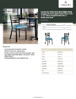 Lancaster Table & Seating 164CMLDVBLKD Specsheet