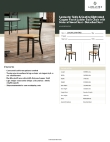 Lancaster Table & Seating 164CMLDWNTKD Specsheet Lancaster Table & Seating 164CMLDWNTKD Specsheet