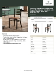 Lancaster Table & Seating 164CMLDWWLKD Specsheet Lancaster Table & Seating 164CMLDWWLKD Specsheet