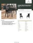 Lancaster Table & Seating 164CSOFIABKB Specsheet