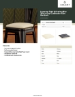 Lancaster Table & Seating 164CUSHALBWH Specsheet Lancaster Table & Seating 164CUSHALBWH Specsheet