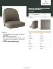 Lancaster Table & Seating 164CUSHBUCGRY Specsheet Lancaster Table & Seating 164CUSHBUCGRY Specsheet