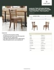 Lancaster Table & Seating 164CWLVVTPKD Specsheet