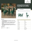 Lancaster Table & Seating 164D30RNDEMR Specsheet