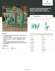 Lancaster Table & Seating 164D30RNDSFM Specsheet