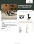 Lancaster Table & Seating 164D36SYOBK Specsheet Lancaster Table & Seating 164D36SYOBK Specsheet