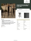 Lancaster Table & Seating 164RB242CPD Specsheet