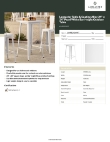 Lancaster Table & Seating 164RB242WHT Specsheet Lancaster Table & Seating 164RB242WHT Specsheet