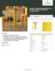 Lancaster Table & Seating 164RB242YEL Specsheet
