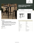 Lancaster Table & Seating 164RB304BLK Specsheet Lancaster Table & Seating 164RB304BLK Specsheet