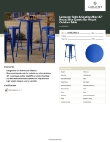 Lancaster Table & Seating 164RB30RBLU Specsheet Lancaster Table & Seating 164RB30RBLU Specsheet