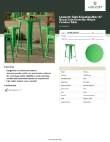 Lancaster Table & Seating 164RB30RGRN Specsheet