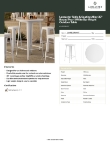 Lancaster Table & Seating 164RB30RWHT Specsheet