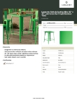 Lancaster Table & Seating 164RB323GRN Specsheet