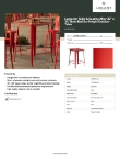 Lancaster Table & Seating 164RB323RED Specsheet
