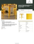 Lancaster Table & Seating 164RB323YEL Specsheet Lancaster Table & Seating 164RB323YEL Specsheet
