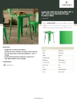 Lancaster Table & Seating 164RD242GRN Specsheet