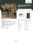 Lancaster Table & Seating 164RD304BKD Specsheet