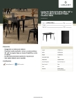 Lancaster Table & Seating 164RD304BLK Specsheet Lancaster Table & Seating 164RD304BLK Specsheet