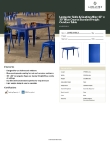 Lancaster Table & Seating 164RD304BLU Specsheet Lancaster Table & Seating 164RD304BLU Specsheet