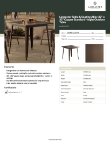Lancaster Table & Seating 164RD323CPR Specsheet