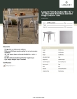 Lancaster Table & Seating 164RD323SLD Specsheet