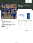 Lancaster Table & Seating 164RD326BLU Specsheet
