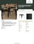 Lancaster Table & Seating 164RD363BLK Specsheet Lancaster Table & Seating 164RD363BLK Specsheet