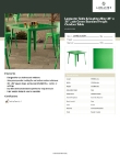 Lancaster Table & Seating 164RD363GRN Specsheet