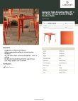 Lancaster Table & Seating 164RD363ORN Specsheet Lancaster Table & Seating 164RD363ORN Specsheet
