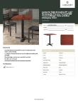Lancaster Table & Seating 164S2430XRMH Specsheet