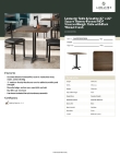 Lancaster Table & Seating 164S3030XDWL Specsheet