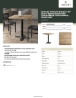 Lancaster Table & Seating 164S3030XGRY Specsheet