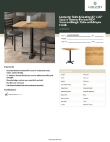 Lancaster Table & Seating 164S3030XMPL Specsheet