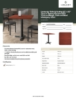 Lancaster Table & Seating 164S3030XRMH Specsheet