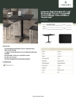 Lancaster Table & Seating 164S304222XB Specsheet